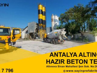 SAYIN A.Ş. Antalya Altınova Hazır Beton Tesisi
